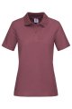 Dames Poloshirt Stedman ST3100 Bordeaux rood